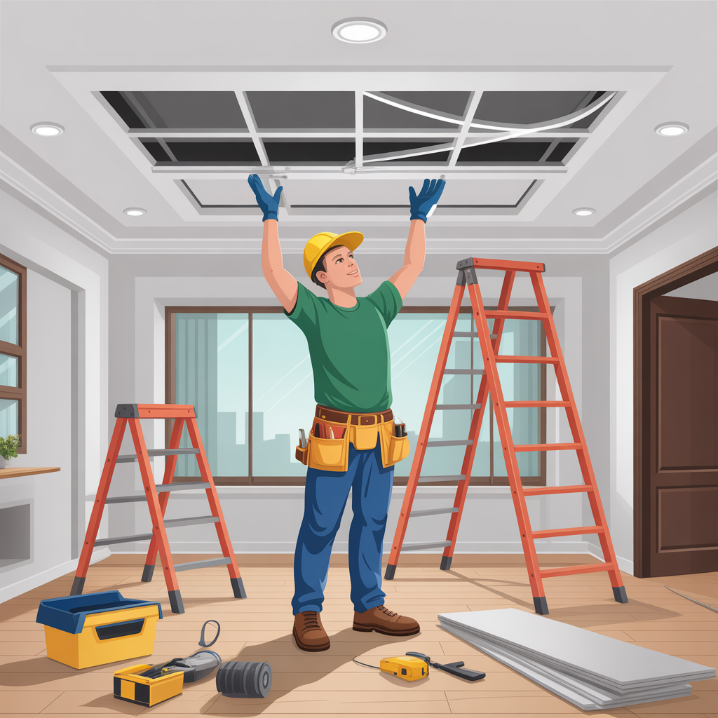 Gypsum ceiling service